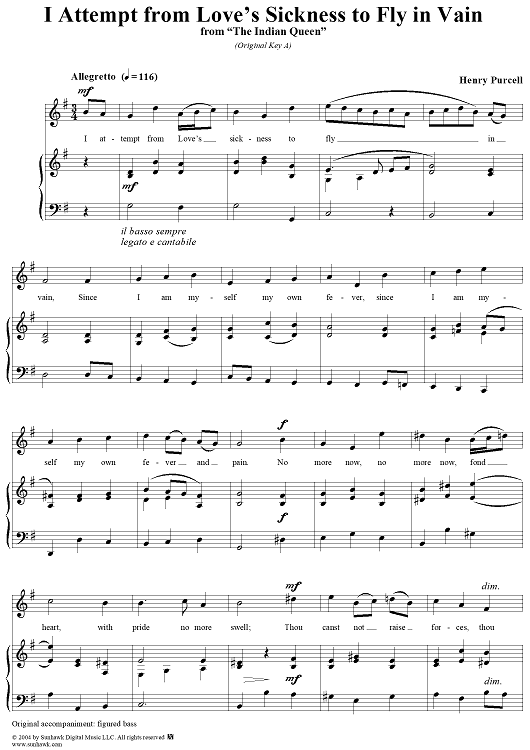 I Attempt from Love's Sickness to Fly in Vain