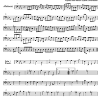 Partita No. 6 - Bass