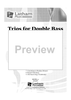 Trios for Double Bass - Volume 1 - Score