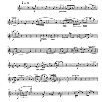 Trio di canzoni - Flute