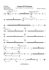 Chanson for Christmas - Percussion 1