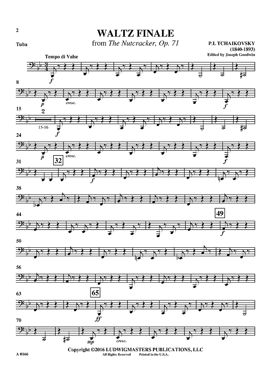 Waltz Finale from The Nutcracker, Op. 71 - Tuba