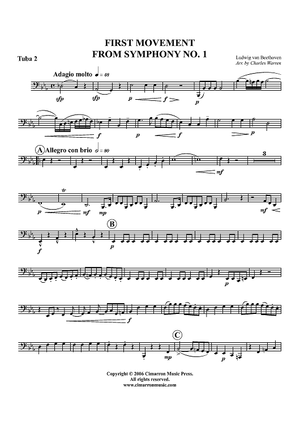 Symphony 1, Op. 21 (First Movement) - Tuba 2