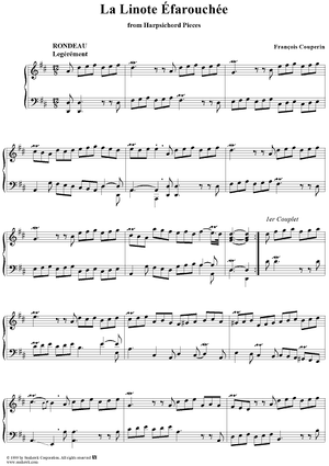 Harpsichord Pieces, Book 3, Suite 14, No. 2: La Linote éfarouchée
