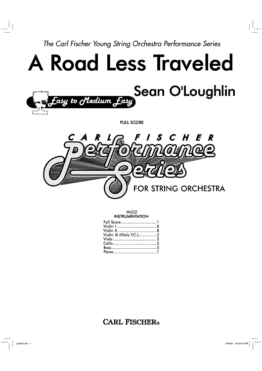 A Road Less Traveled - Score