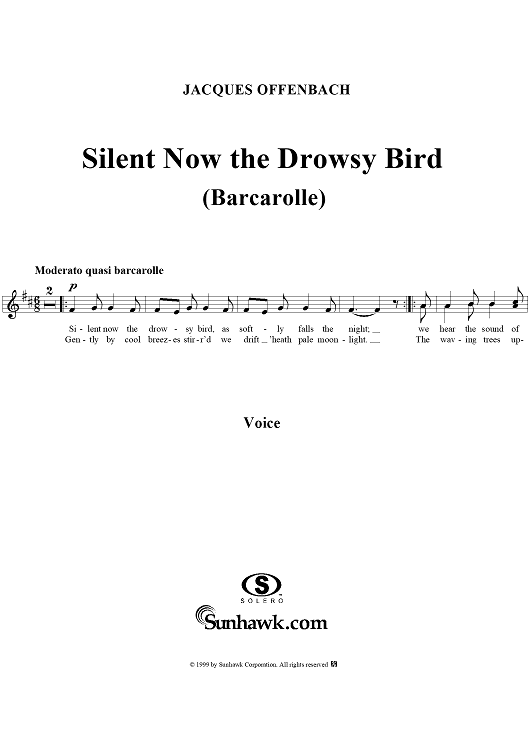 Silent Now the Drowsy Bird