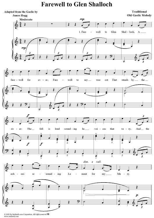 Farewell to Glen Shalloch