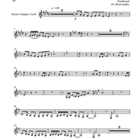 Deck the Halls - Trumpet 1 in Bb or Piccolo Trumpet 1 in Bb