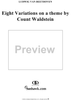 Eight Variations on a theme by Count Waldstein