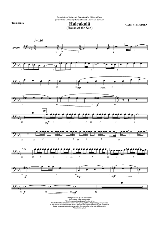 Haleakala - Trombone 3
