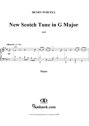 New Scotch Tune in G Major