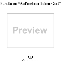 Partita on "Auf meinen lieben Gott"