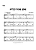 After You've Gone - Piano