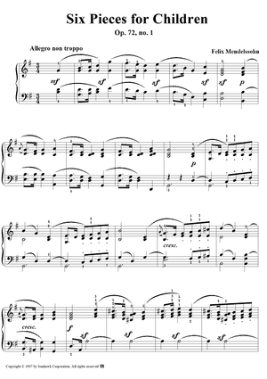 Op. 72, No. 1: Allegro non troppo