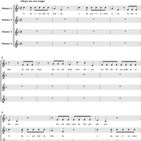 O du eselhafter Martin, four voice canon in F Major, K560