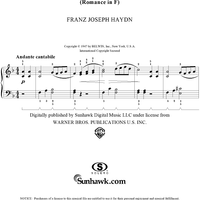 At the Court of Esterhazy (Romance in F)