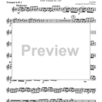 Sheep May Safely Graze - Trumpet 1