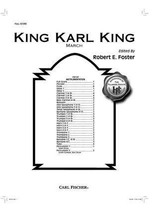 King Karl King - Score