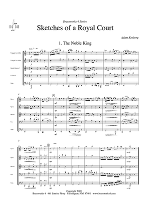 Sketches of a Royal Court - Score