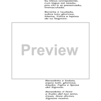 Deus ti salvet Maria - Lyrics