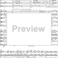 Serenade for String Orchestra in C major (C-dur). Movement III, Elegia - Score
