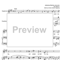 Wie Melodien zieht es mir Op.105 No. 1