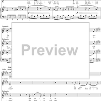 Duet and Trio from "Aida", Act 1 - Score