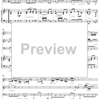 Trio Sonata in B-Flat Major, Wq161/1 - Piano Score