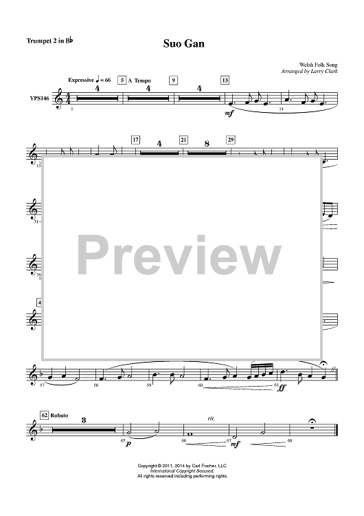 Suo Gan - Trumpet 2 in Bb