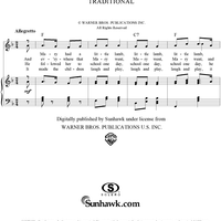 Mary Had a Little Lamb