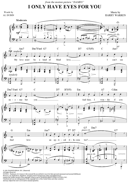 I Only Have Eyes for You