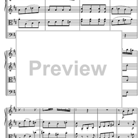 Quartet D Major KV285 - Score