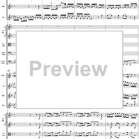 Brandenburg Concerto No. 2: (Allegro) - Score