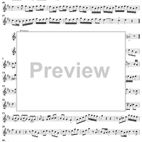 Quartet in D major - Flute 2/Violin 2