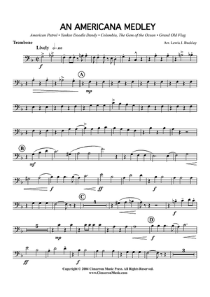 Americana Medley - Trombone