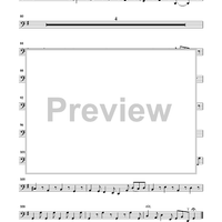 Brandenburg Concerto No. 6 - for Cello Sextet - Cello 6