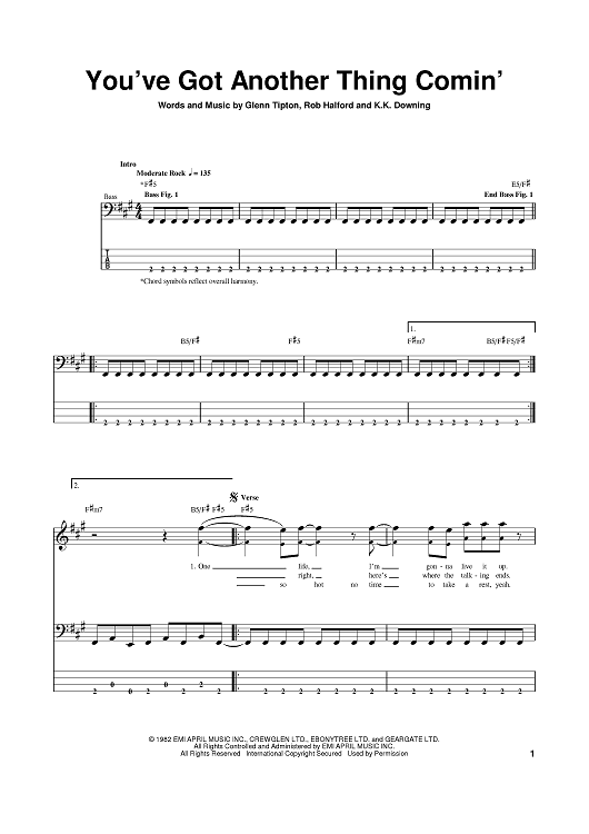 You've Got Another Thing Comin'