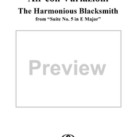 The Harmonious Blacksmith, Liebling ed.