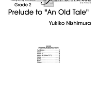 Prelude to "An Old Tale" - Score