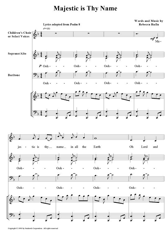 Majestic Is Thy Name