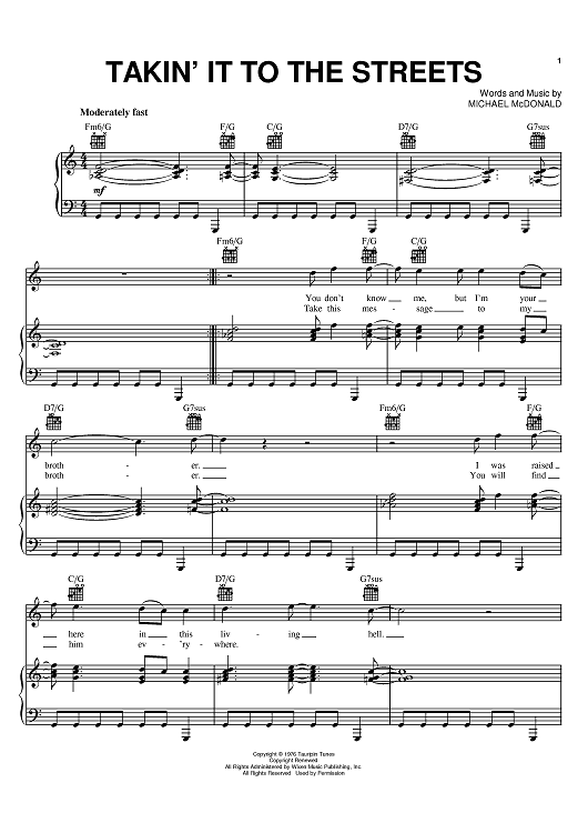 Takin' It To The Streets