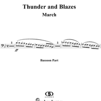 Thunder and Blazes March (Entry of the Gladiators) - Bassoon