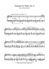 Prelude For Piano, No.2