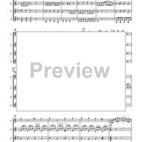 Quartet (Sonata in C major, Op. 15) - Score