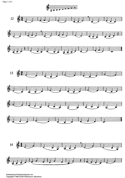 Studies for clarinet, Vol. 1 part 3 - Clarinet