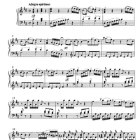 Sonata D Major - Organ/Harpsichord