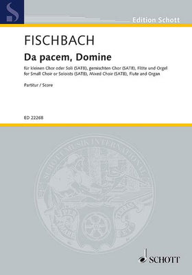Da pacem, Domine - Vocal And Performing Score