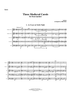 Three Medieval Carols - Score