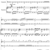 Piano Trio No. 1 in B-flat Major K254 - Piano Score