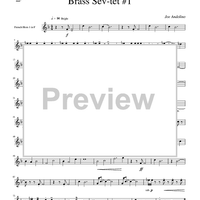 Brass Sev-tet #1 - Horn 1 in F